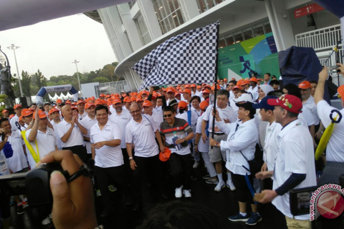 Foreign ministry holds Asian Games Diplomatic Walk