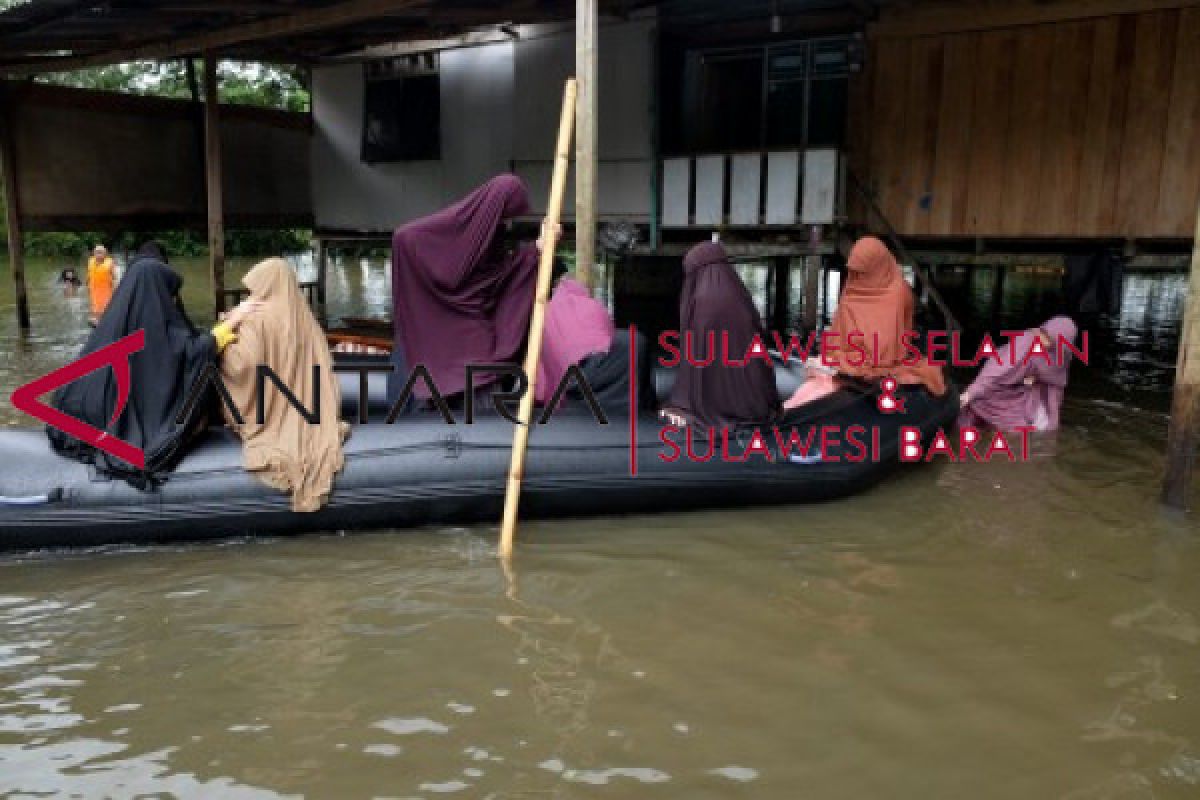 sebagian wilayah Gowa dilanda banjir