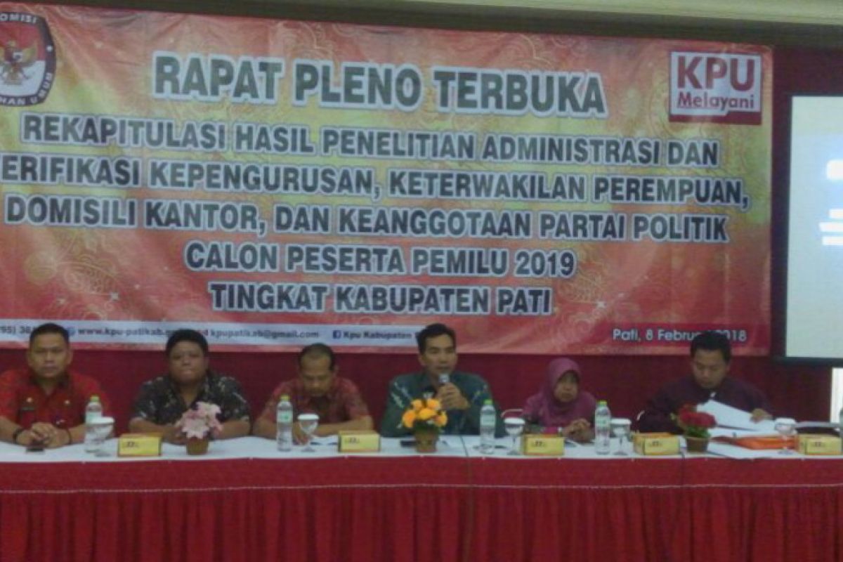 PAN dan PKPI tidak lolos verifikasi faktual di Pati