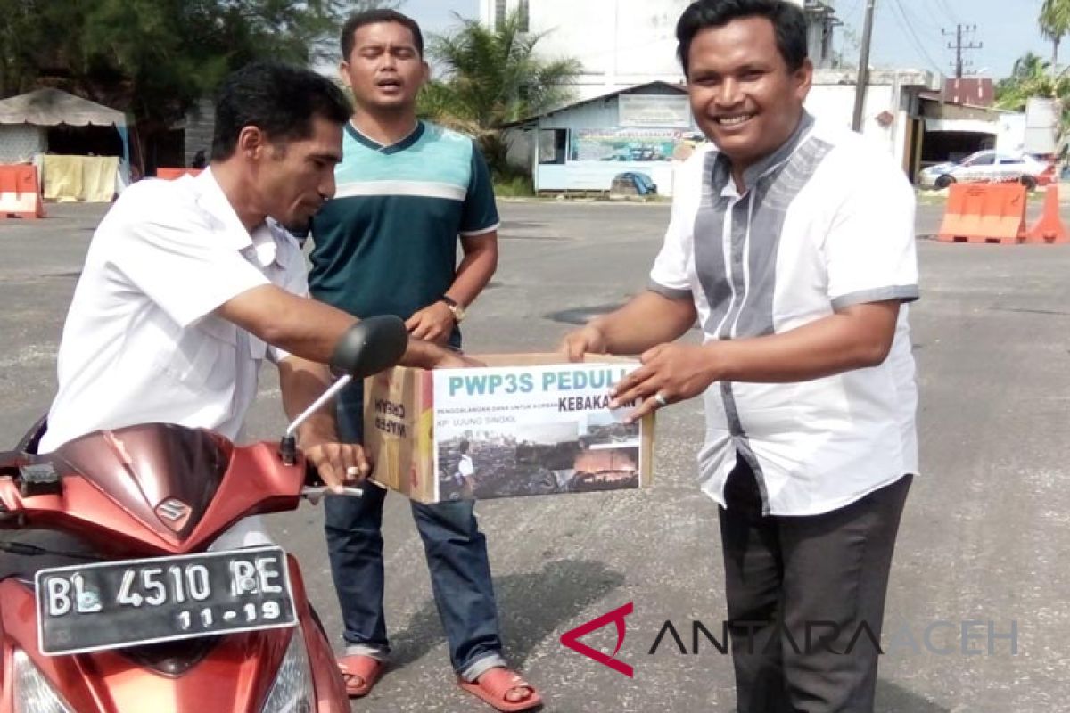 Pemuda Singkil galang dana korban kebakaran