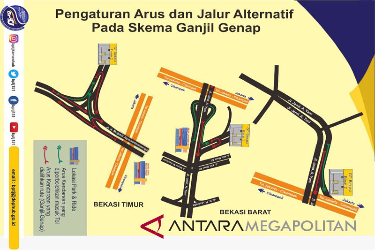 Perluasan ganjil-genap efektif turunkan polusi udara