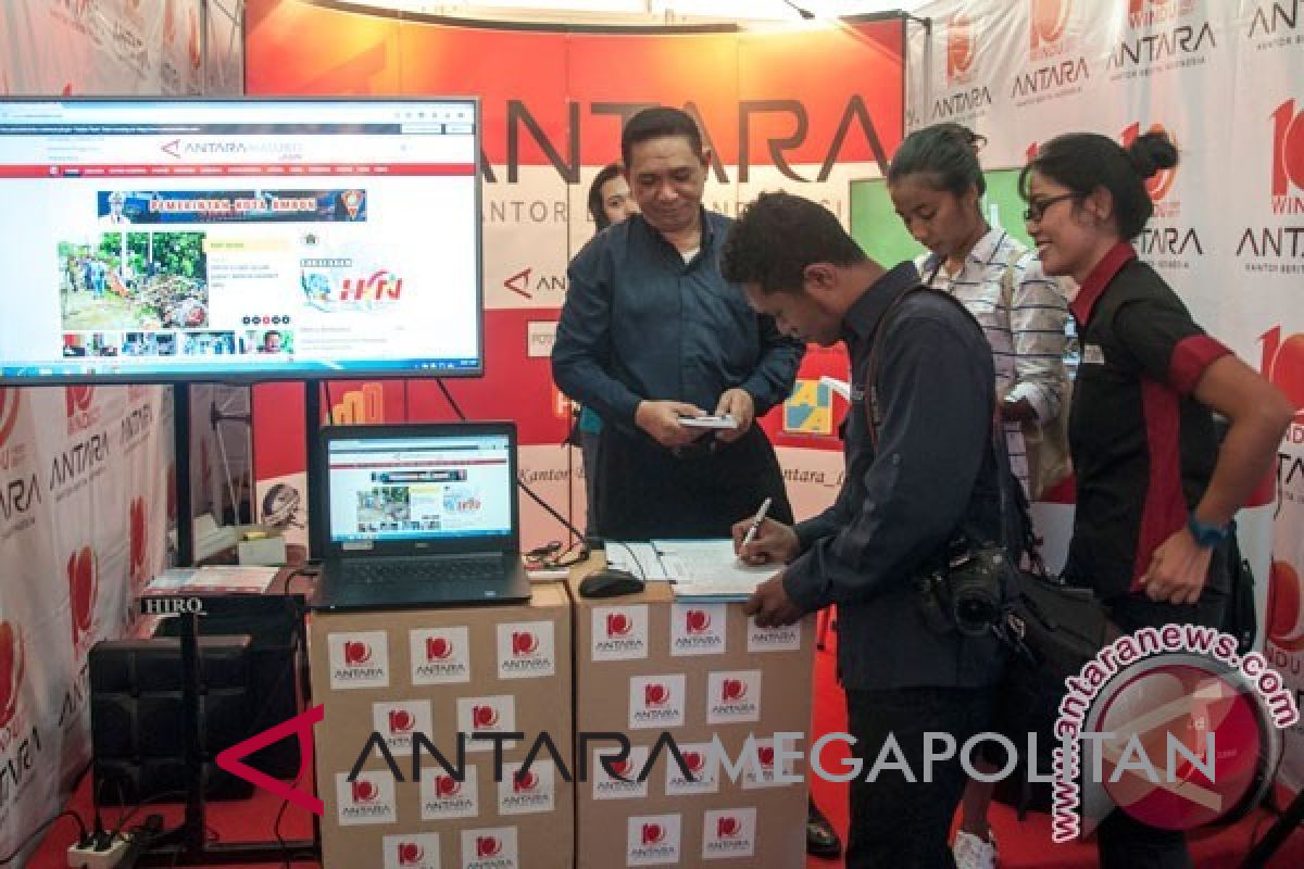 Pameran Hari Pers Nasional, ada game berhadiah di stan Antara