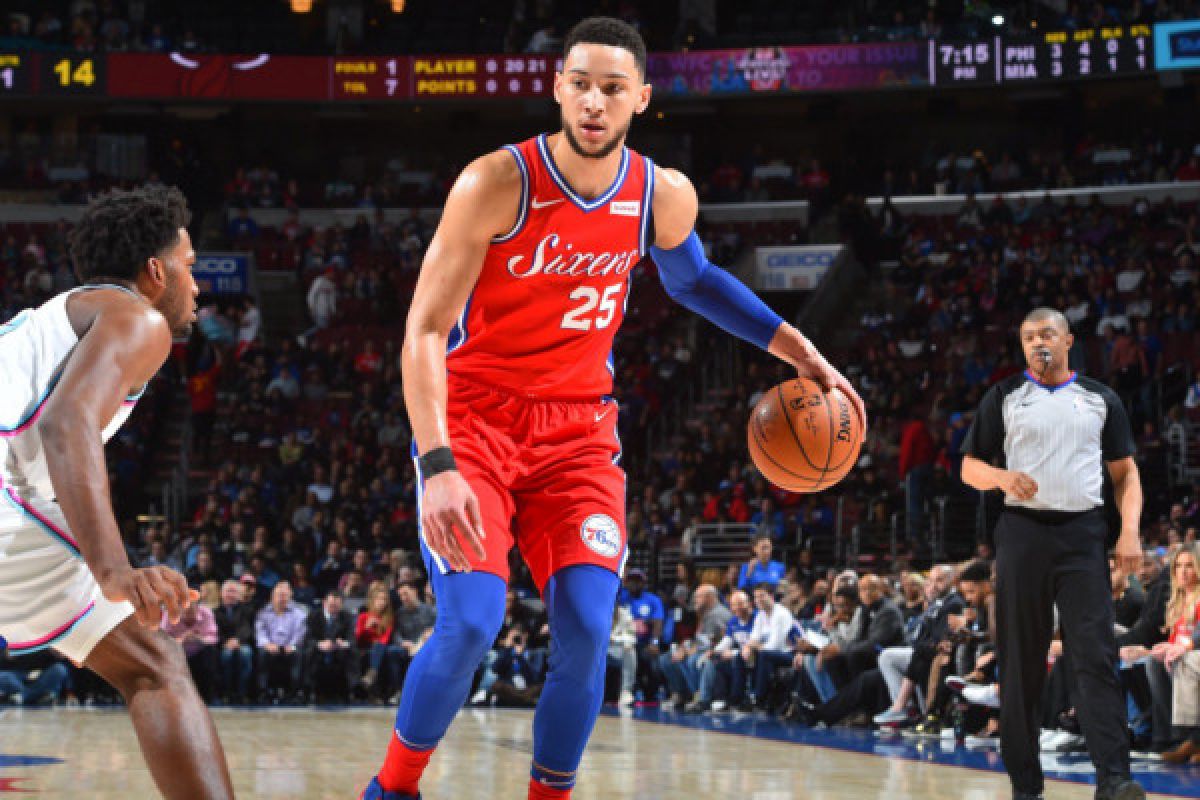 Ben Simmons raih "triple-double" keenam demi menangkan Sixers