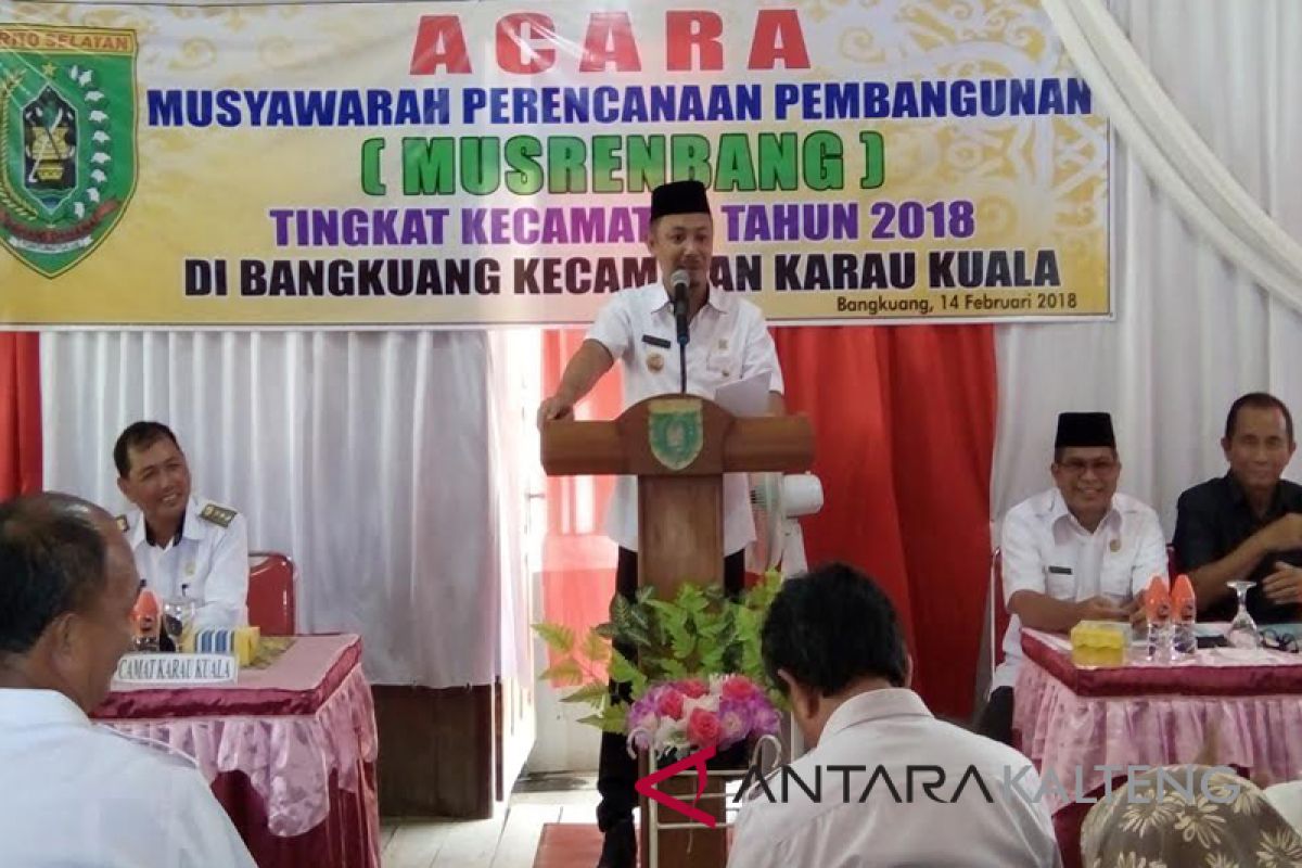 Bupati Eddy Raya imbau masyarakat Barsel cegah karhutla