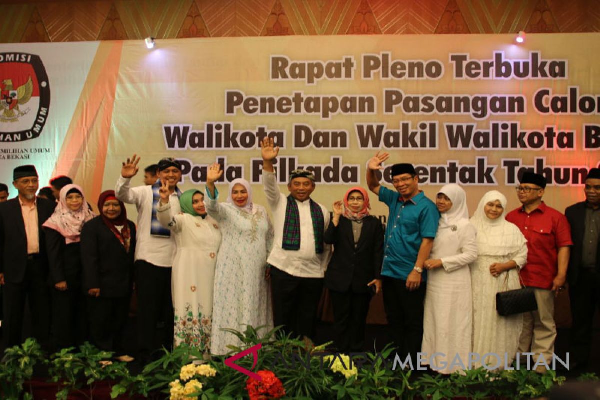 KPU Bekasi tetapkan nomor urut calon pilkada