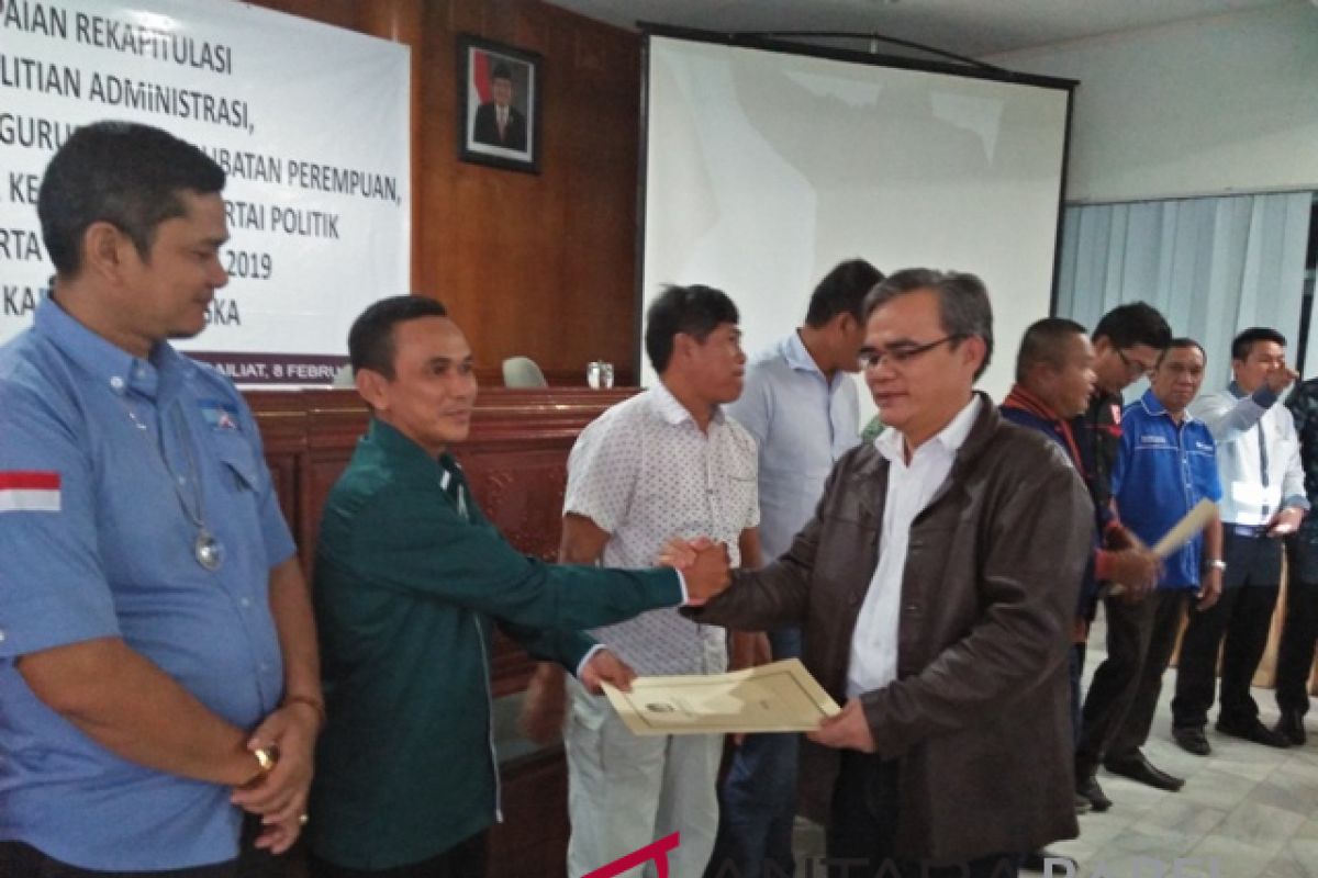 KPU Bangka ajukan dua rancangan daerah pemilihan  2019