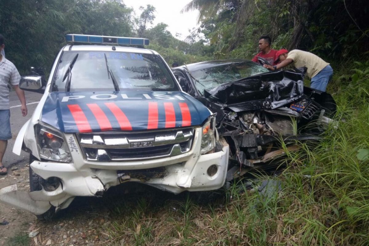 Kecelakaan mobil Patwal Polres Kapuas Hulu