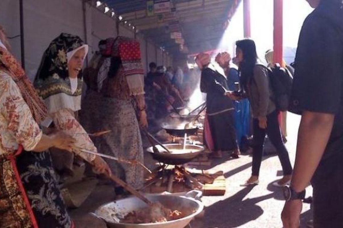 Aroma rendang menggoda di arena pameran HPN 2018