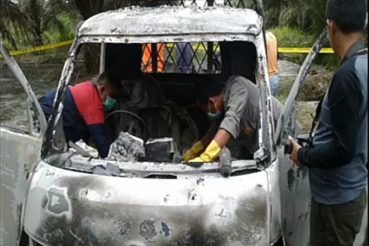 Pengusaha sawit Kotim tewas terbakar di mobil [VIDEO]