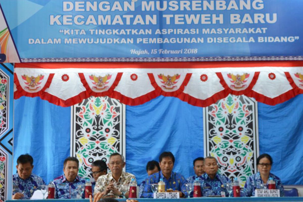 Pemkab Barut perkuat implementasi lima misi pembangunan