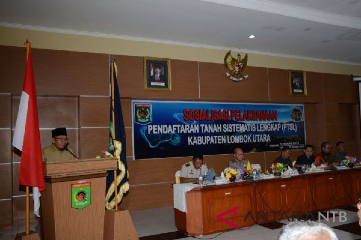 Lombok Utara gelar Sosialisasi Pelaksanaan PTSL