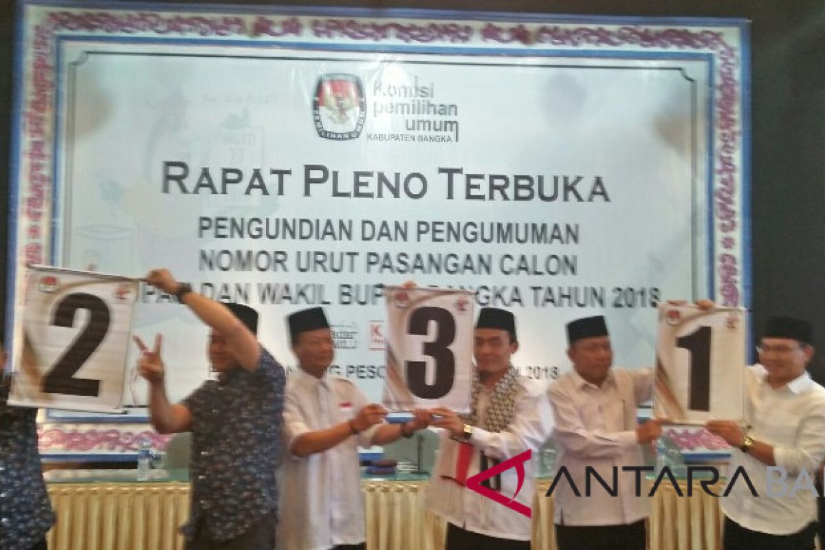 KIP Aceh Selatan tentukan nomor urut paslon