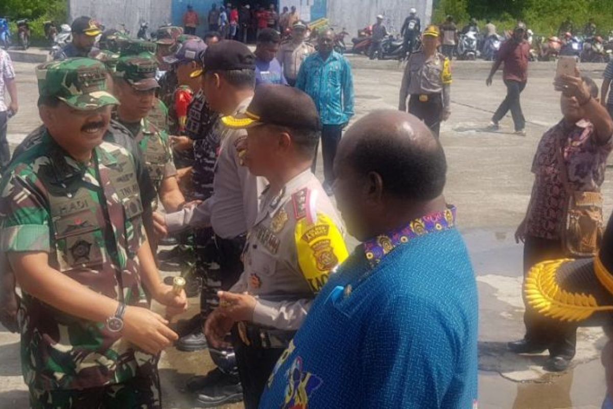 Panglima TNI tinjau penyiapan markas Pasmar 3 Sorong