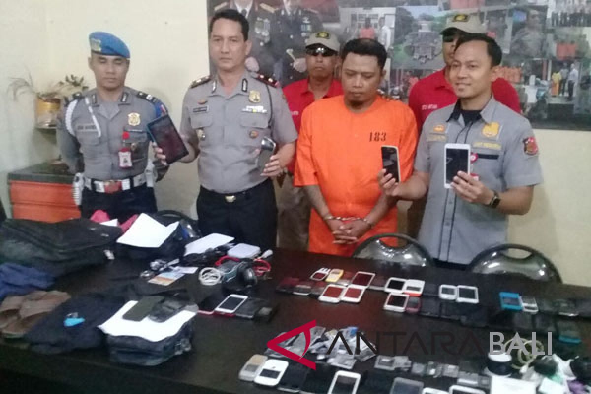 Polisi Denpasar Barat ringkus residivis pembobol hotel