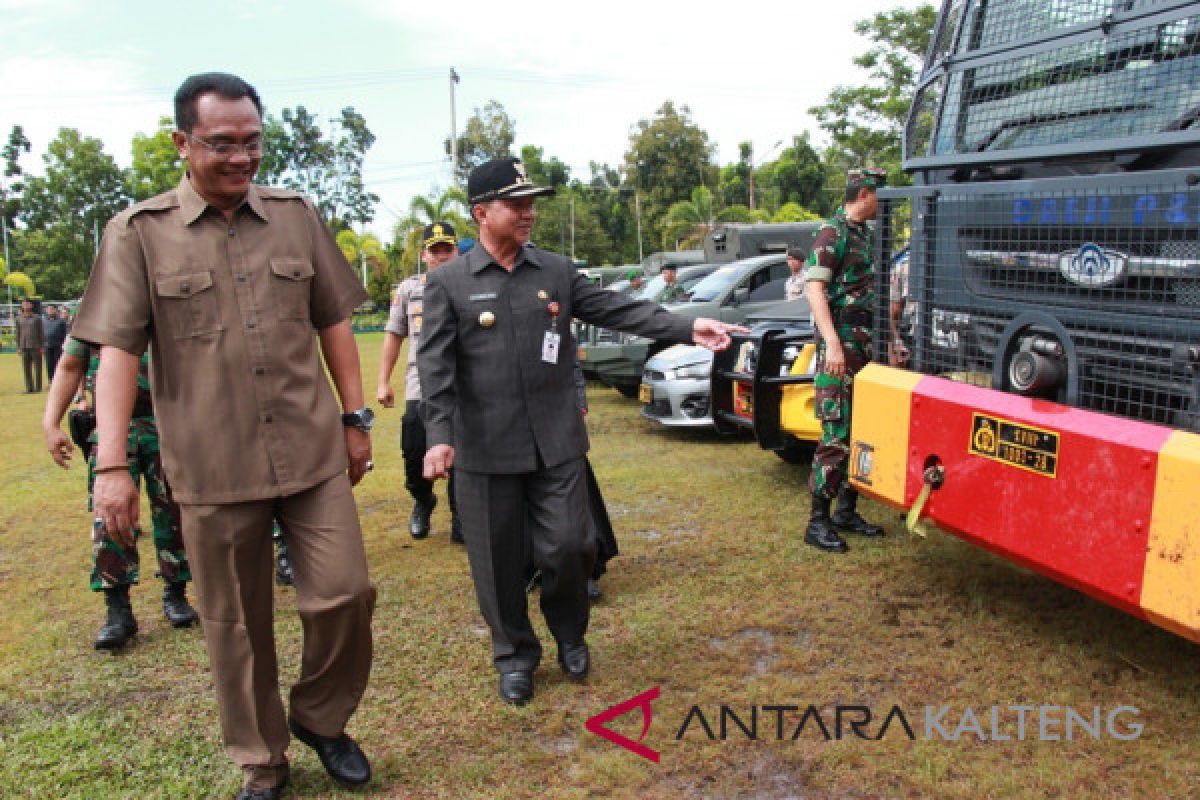 Wali Kota pantau kesiapan personel dan perlengkapan pengamanan pilkada