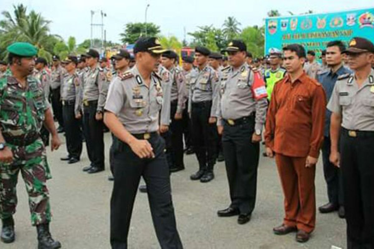 Ratusan personel gabungan siap amankan kunjungan Presiden ke Dharmasraya