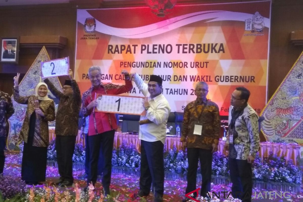 Pilgub Jateng, pasangan Ganjar-Taj Yasin nomor urut 1, Sudirman -Ida nomor 2