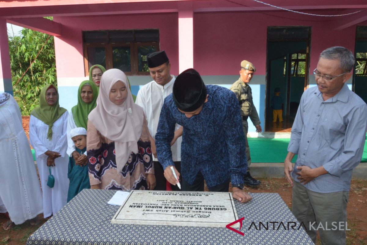 Bupati Resmikan Gedung TK Al-Quran Kandangan Baru