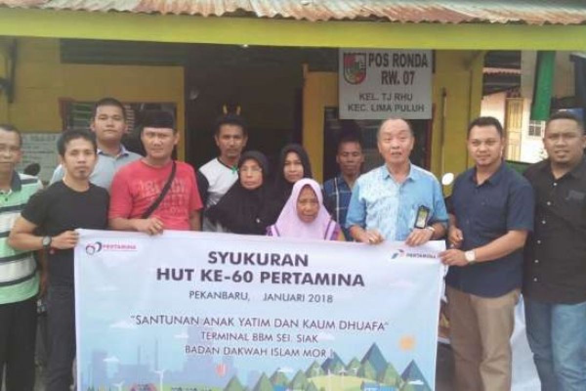 Pertamina MOR I Santuni Puluhan Anak Yatim