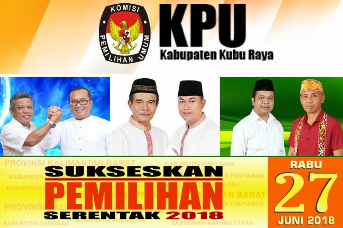 Inilah peserta pilkada di Kubu Raya