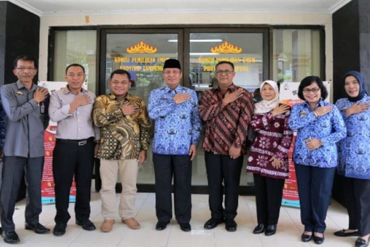 Pjs gubernur Lampung kunjungi KPU dan Bawaslu