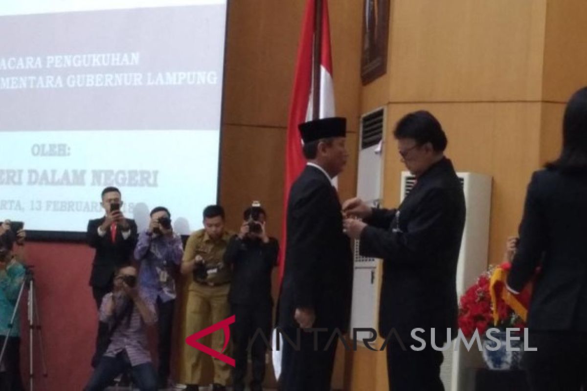 Didik Suprayitno dikukuhkan sebagai Pjs Gubernur Lampung