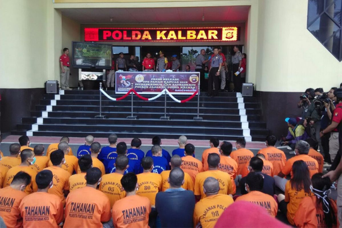 Polda Kalbar ungkap 228 kasus sepanjang operasi kapuas