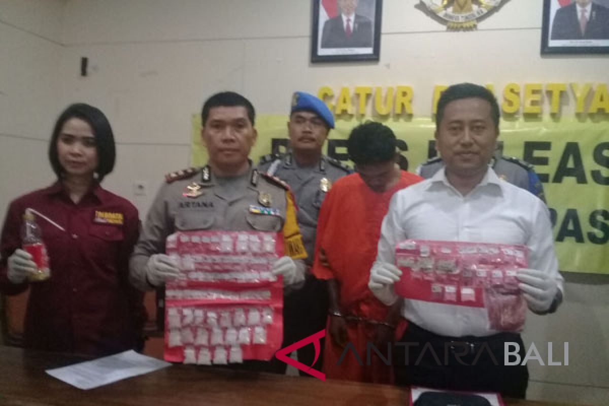 Polresta Denpasar bekuk residivis peredaran narkoba