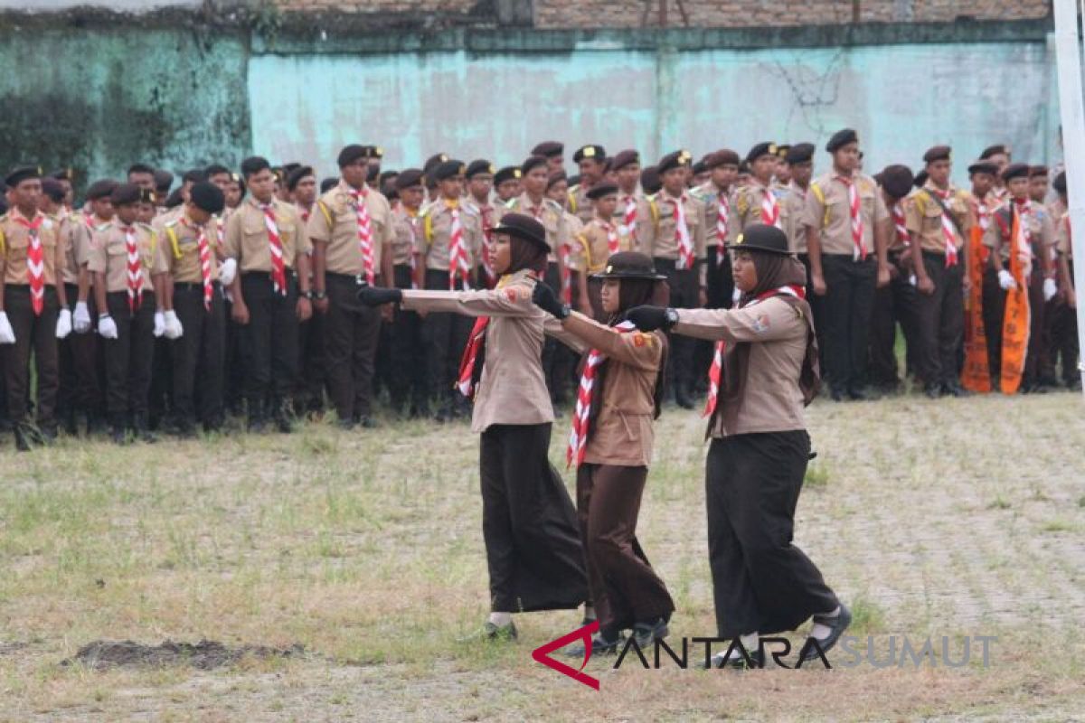 Lomba perkemahan pramuka prestaai resmi dibuka