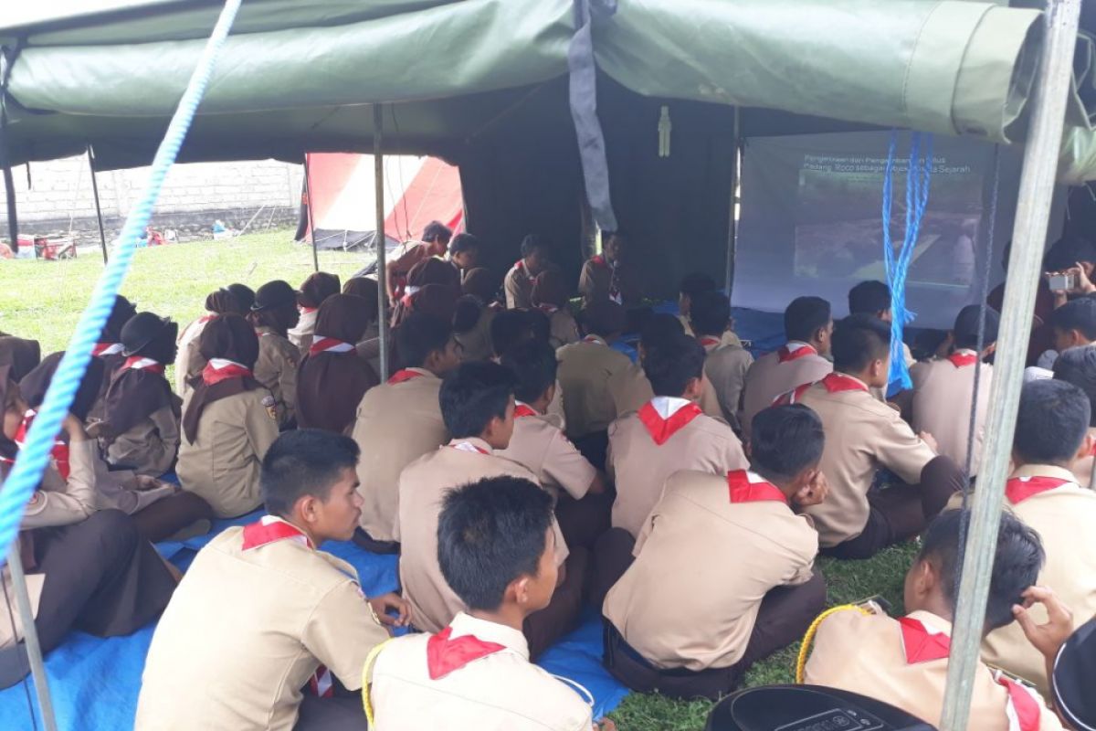 Puluhan pelajar Dharmasraya ikuti kemah budaya