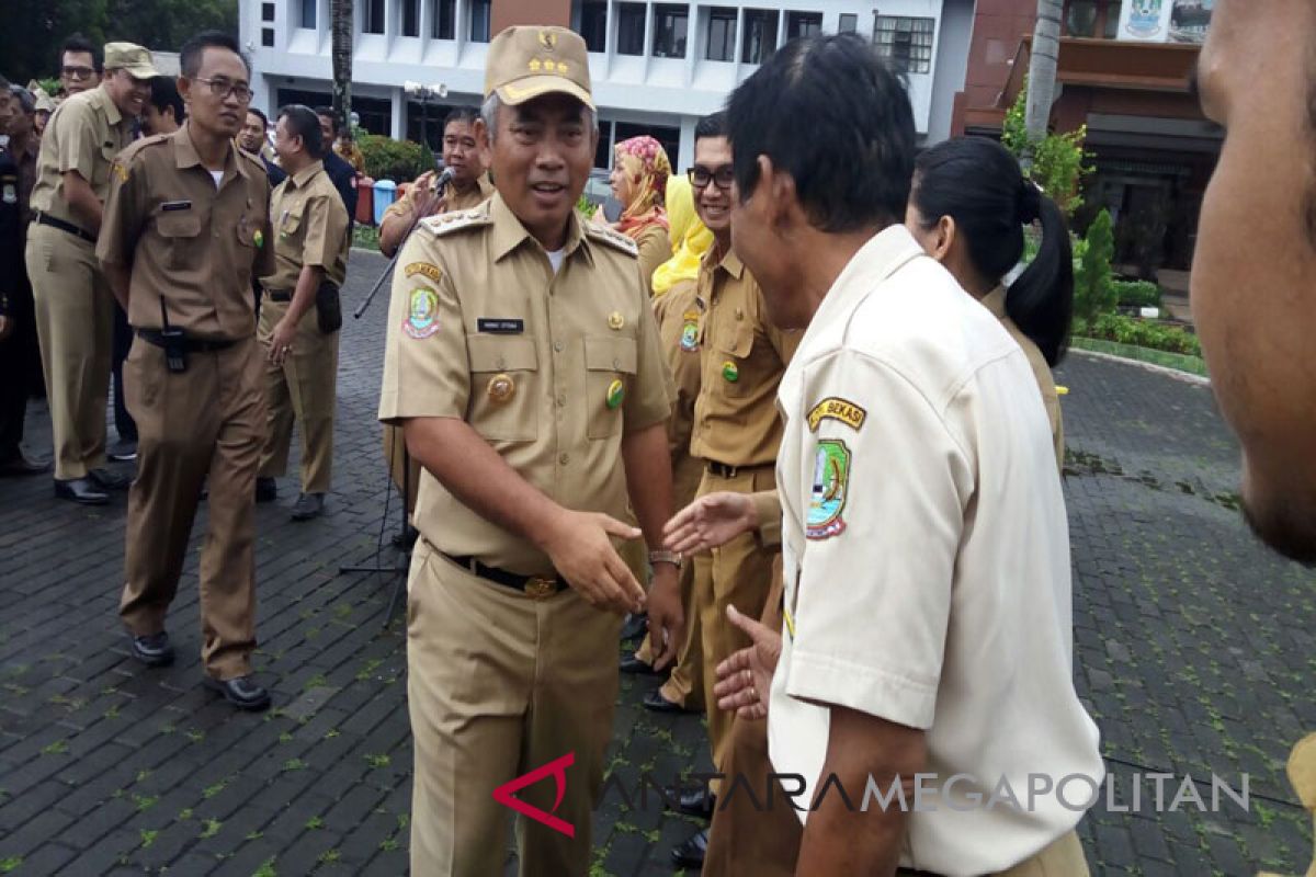 Walkot Bekasi berpamitan pascaberakhirnya masa kerja