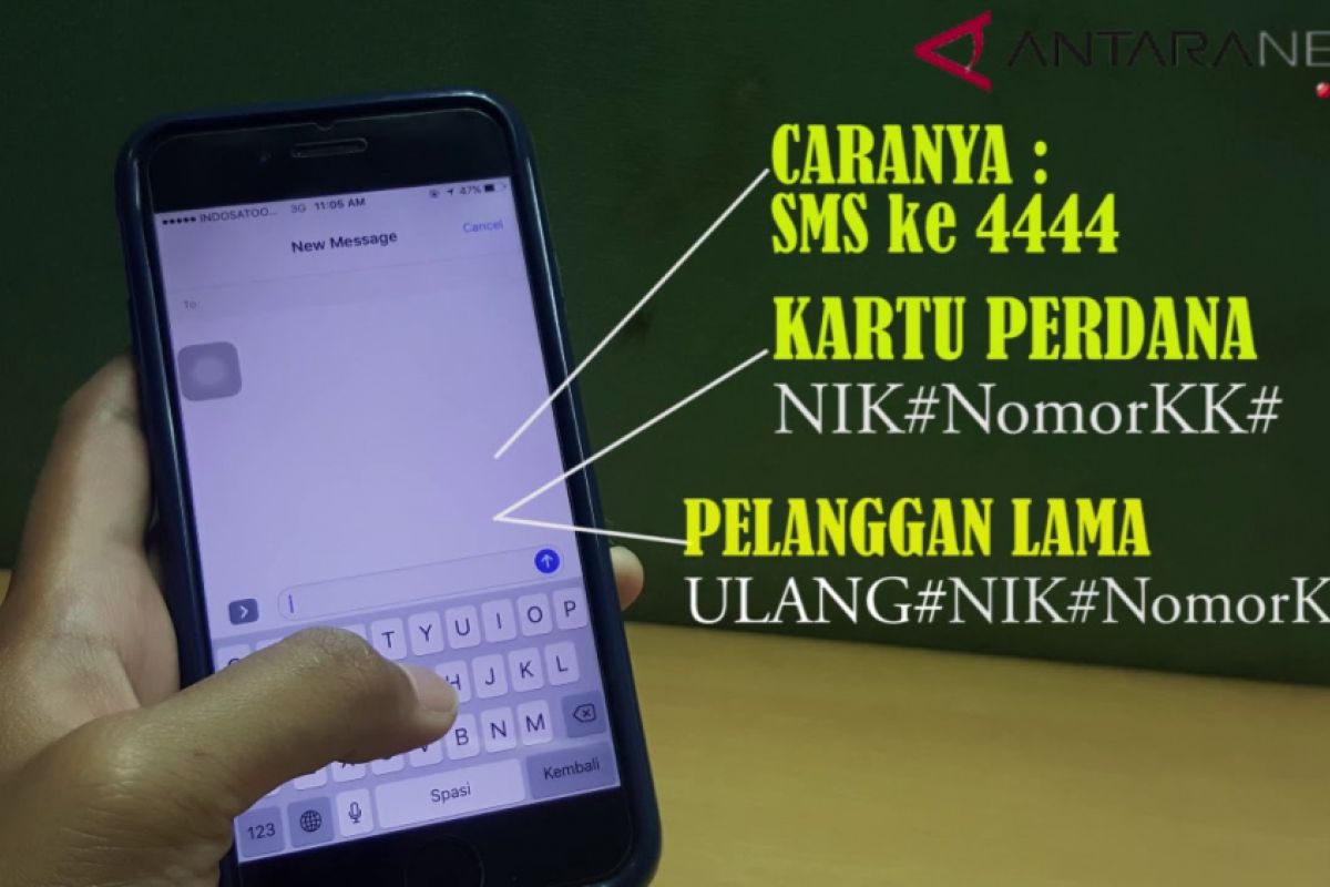 629.801 pelanggan Telkomsel Timika belum registrasi