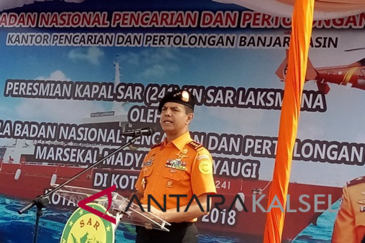 Kapal Basarnas Kotabaru Dilengkapi Alat Telekomunikasi Canggih