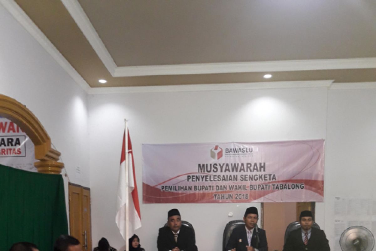 Panwaslu Tabalong Gelar Musyawarah Penyelesaian Sengketa Pilkada