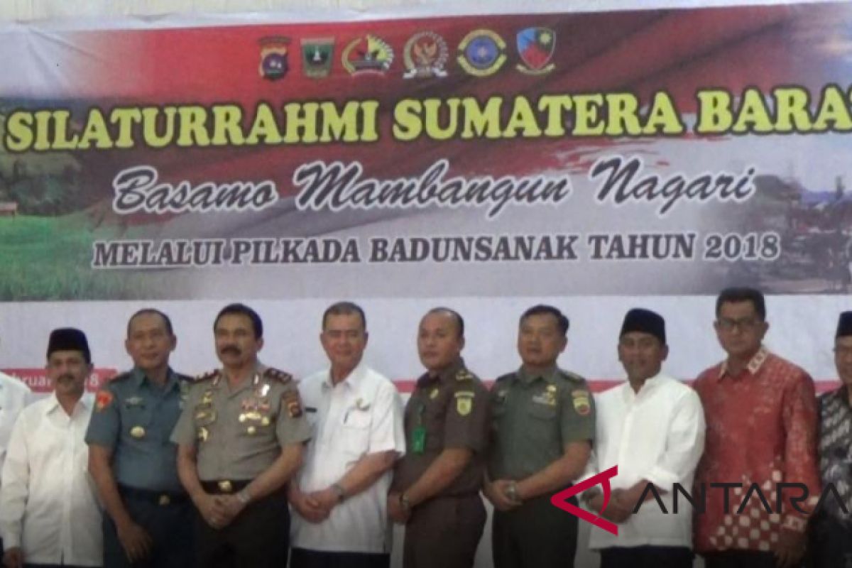 Kapolda Sumbar kumpulkan 12 pasang calon kepala daerah di Padang