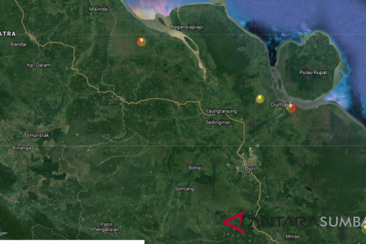 BMKG deteksi 80 titik panas mengindikasikan kebakaran hutan dan lahan di Riau