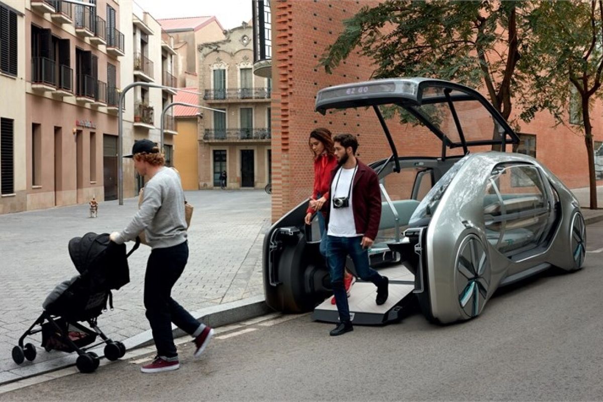 Renault kenalkan EZ-GO, konsep kendaraan-robot urban