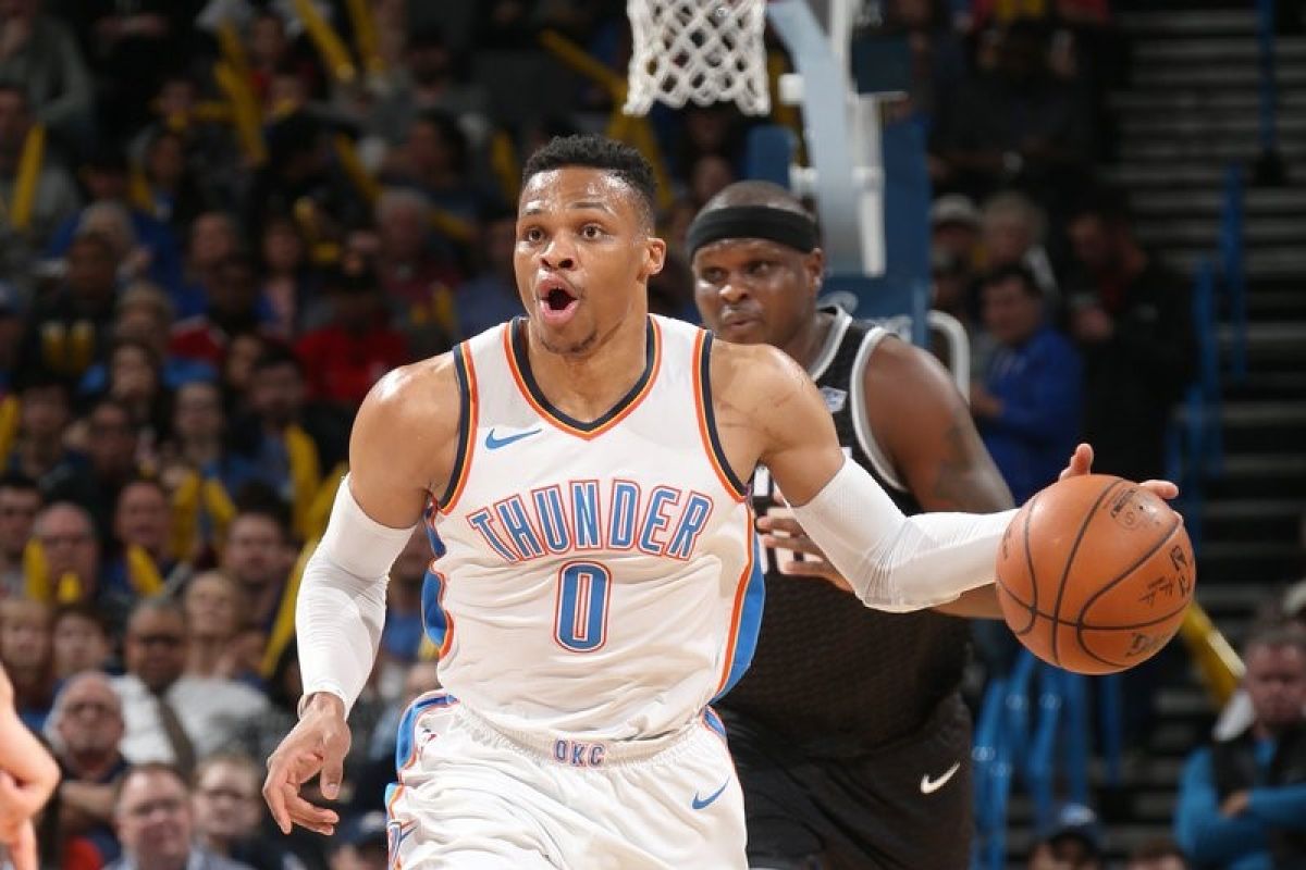 "Triple-double" Westbrook menangkan Thunder atas Kings