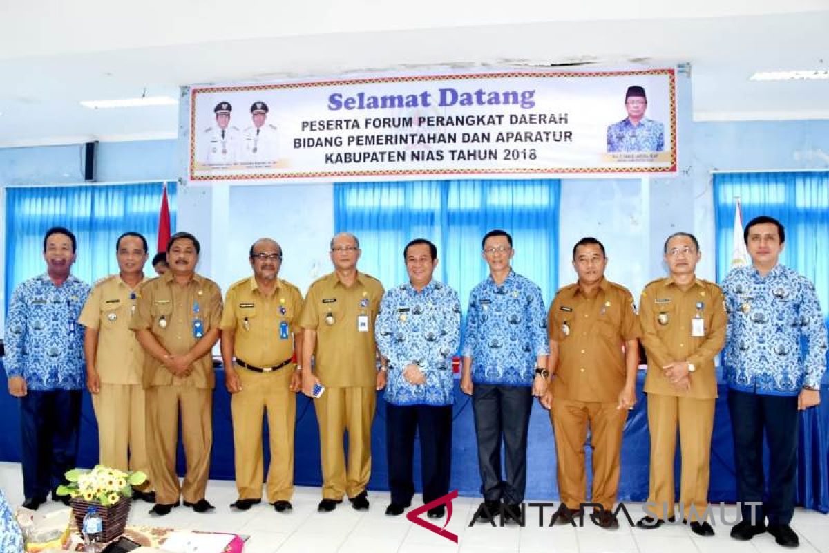 Pemkab Nias fokus mengatasi permasalahan pembangunan