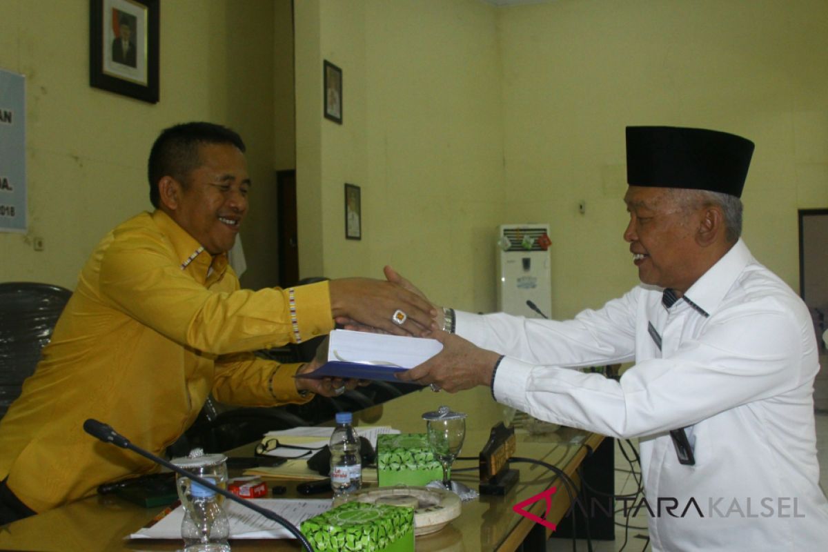 Plt Bupati HST Sampaikan 9 Prioritas Pembangunan