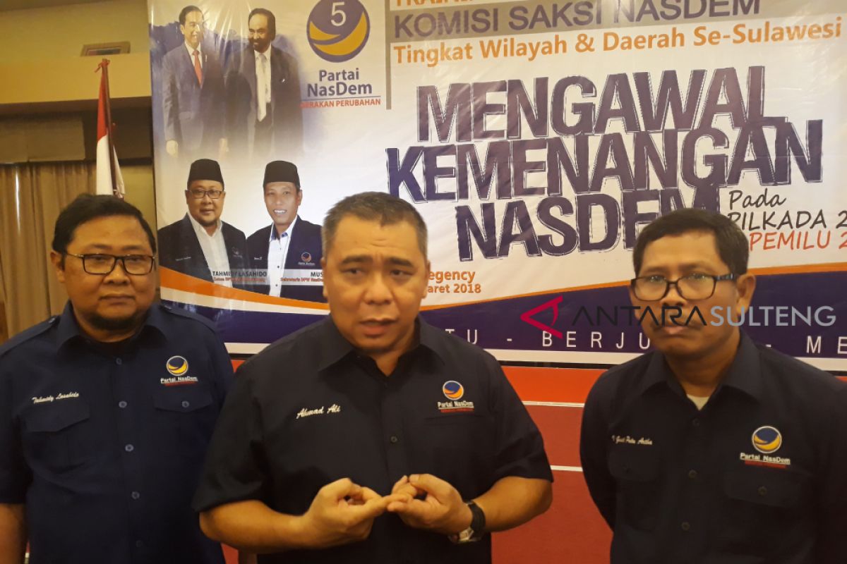 Nasdem Sulteng kelebihan bakal calon legislatif