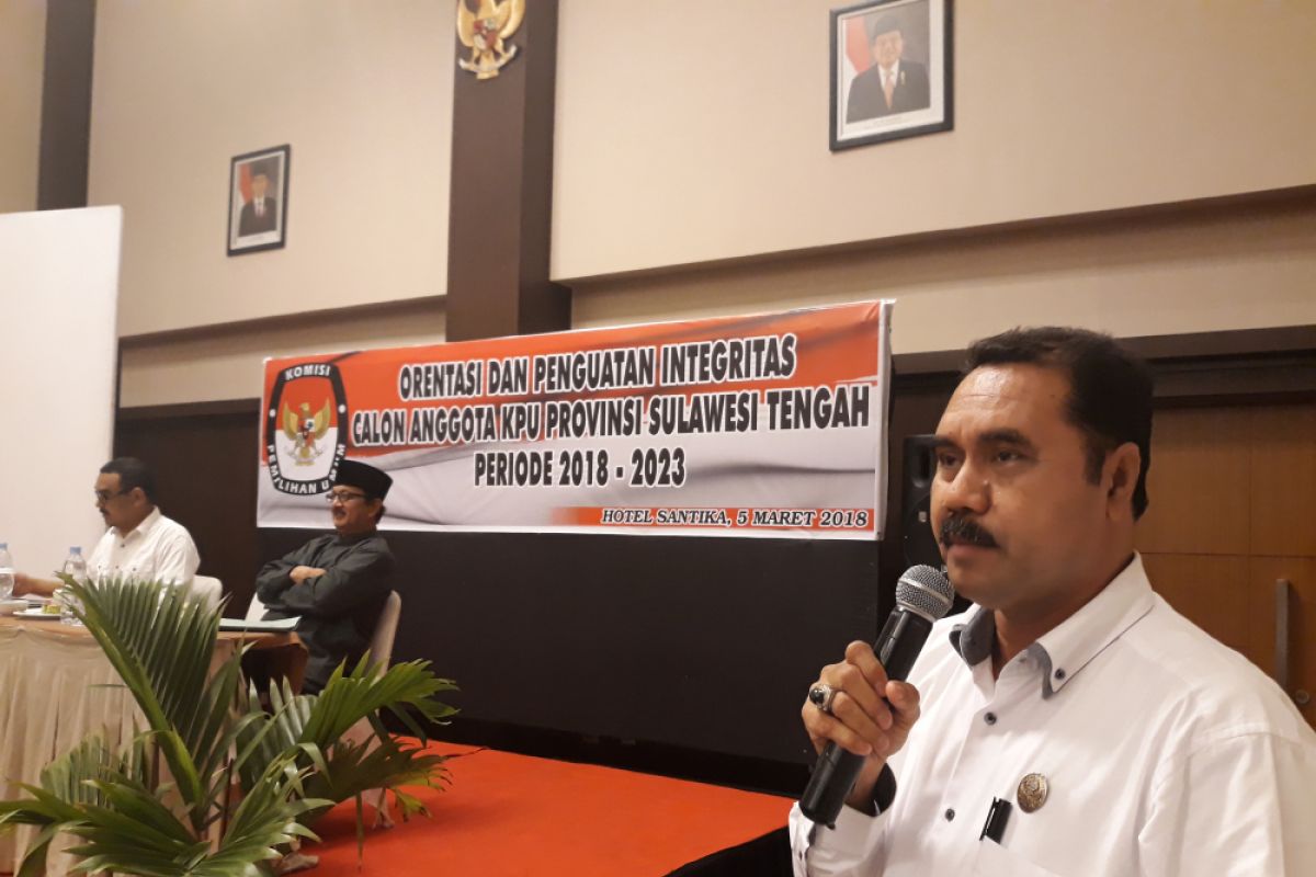 Calon angota KPU Sulteng ikuti test tertulis