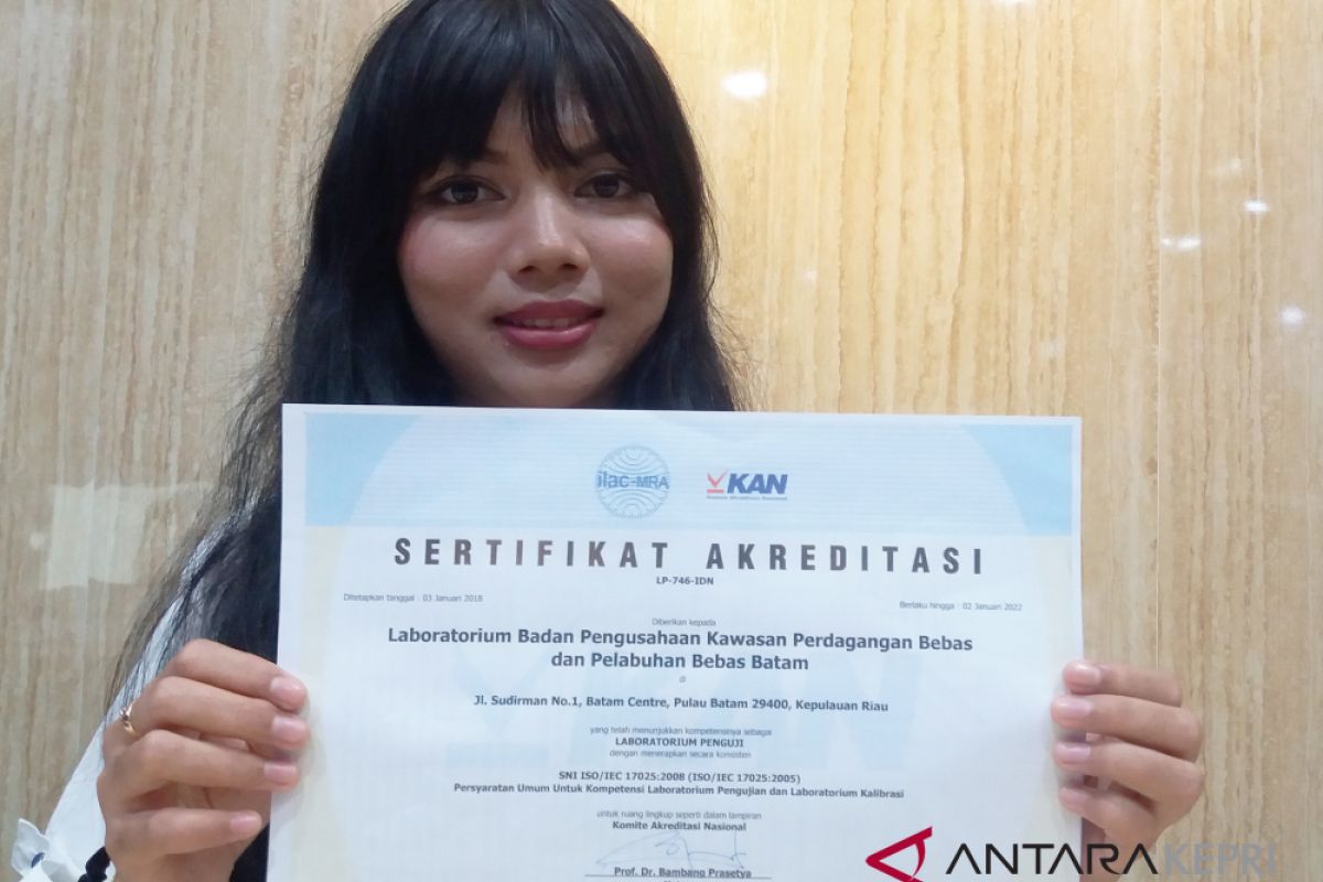 Laboratorium uji BP Batam berstandar internasional
