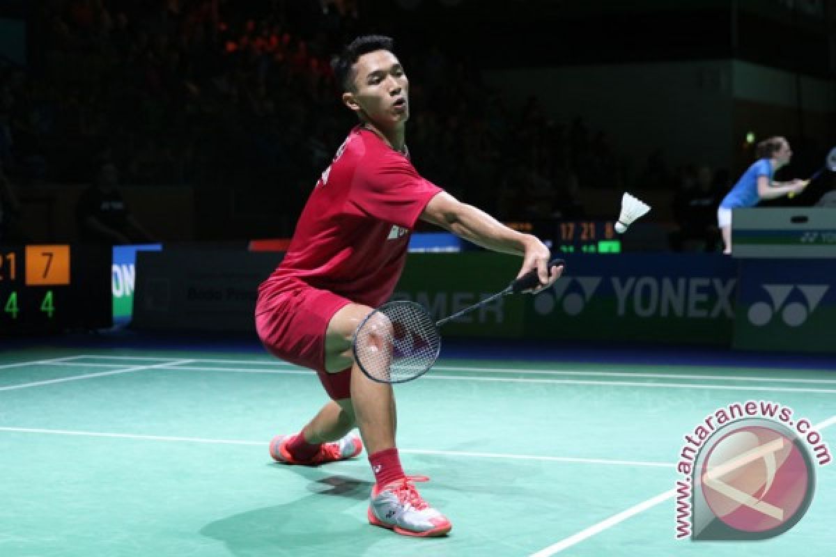 Jonatan Christie buka jalan Indonesia hadapi Jepang