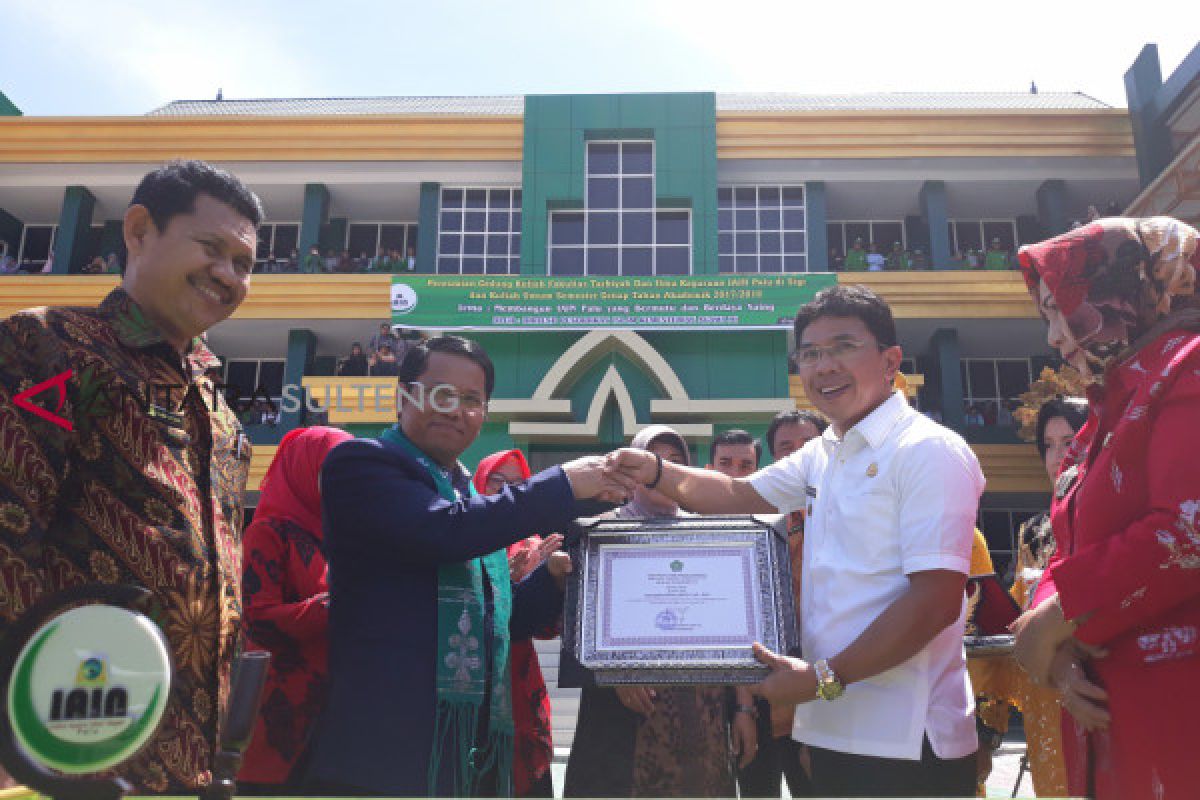 Dirjend Pendis resmikan gedung kuliah IAIN di Sigi