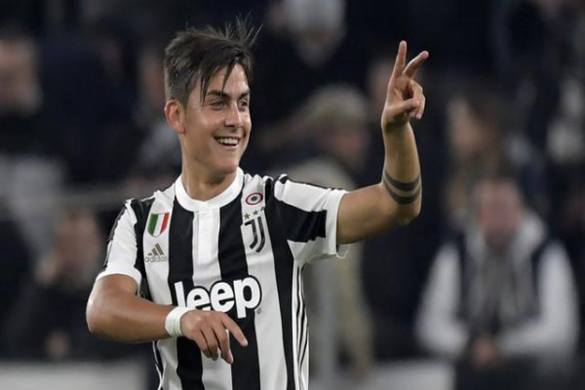  Dua gol Dybala bawa Juve puncaki liga