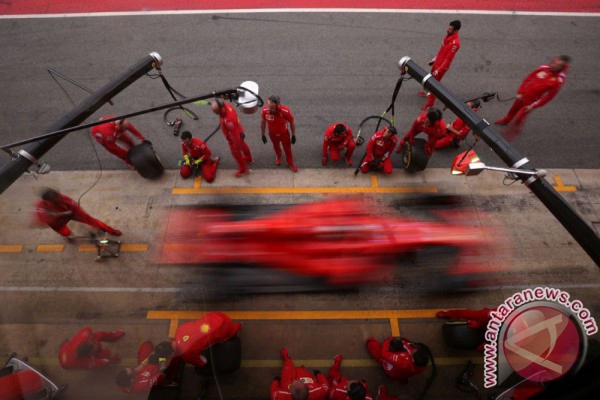 Ferrari tinjau prosedur pitstop setelah mekaniknya alami kecelakaan