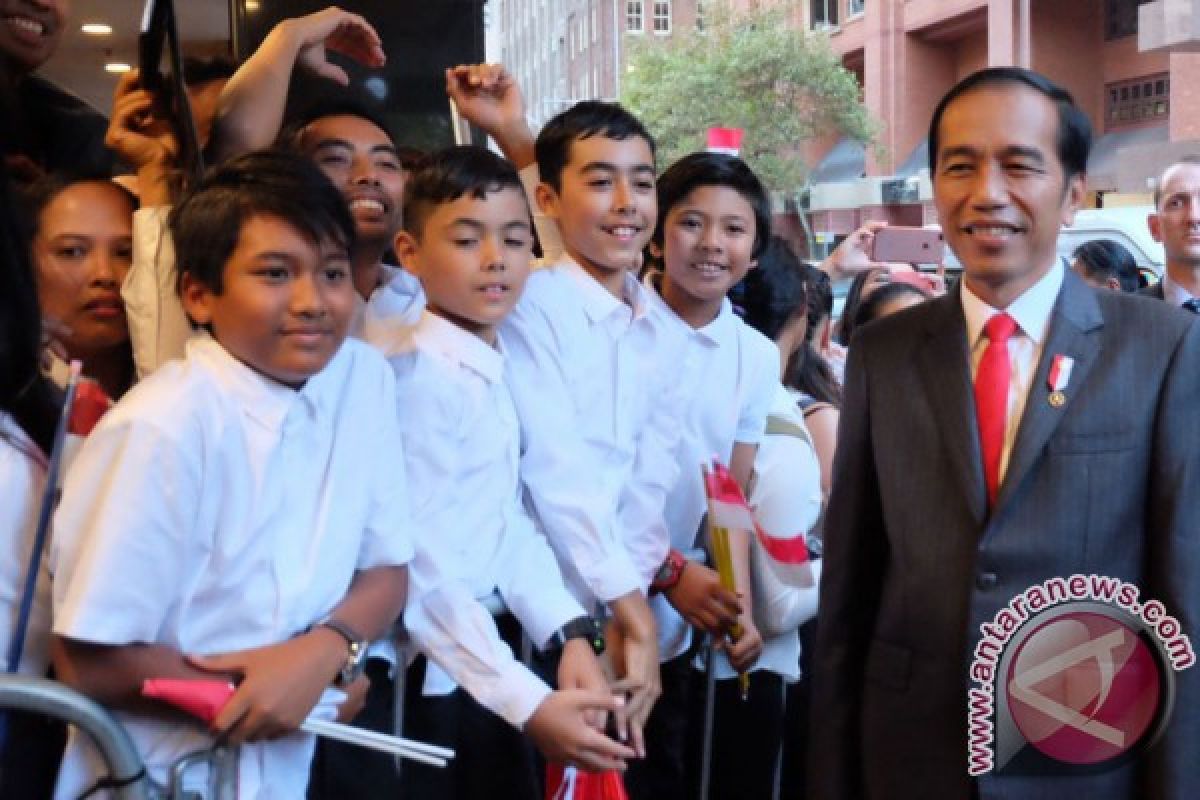 Presiden Joko Widodo tiba di Australia