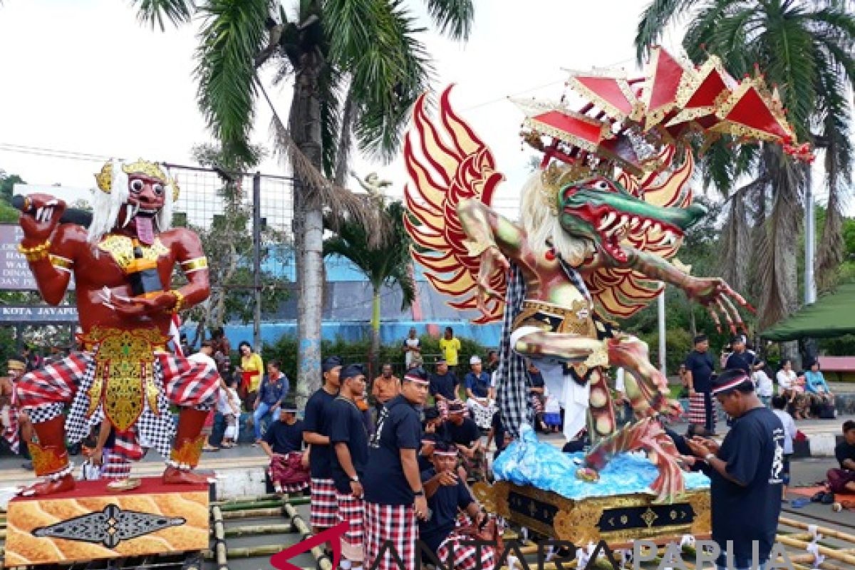 Umat Hindu Jayapura selenggarakan Festival Ogoh-ogoh