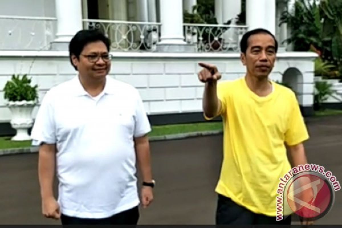 Golkar dorong pasangan Jokowi-Airlangga pada pilpres 2019